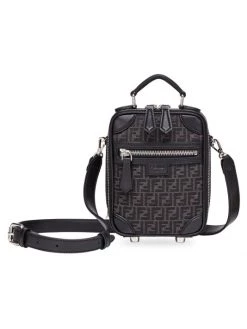 Fendi FF Jacquard Mini Travel Bag For Men