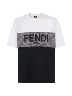 Fendi L.J. Piede De Poule T-Shirt For Men