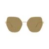 Fendi Baguette 59MM Cat-Eye Sunglasses Shiny Gold Bordeaux