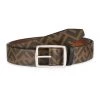Fendi FF Logo Leather Belt For Men