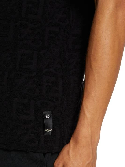 Fendi Earth Sponge Crewneck Shirt For Men - Image 6
