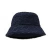Fendi Zukkarligraphy Supgna Bucket Hat For Men Blue