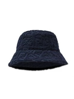 Fendi Zukkarligraphy Supgna Bucket Hat For Men Blue