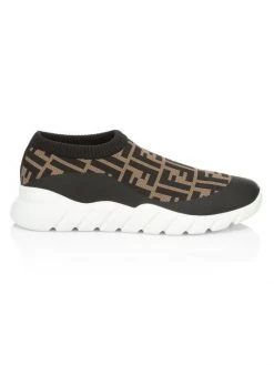 Fendi Low-Top FF Sock Sneakers For Men