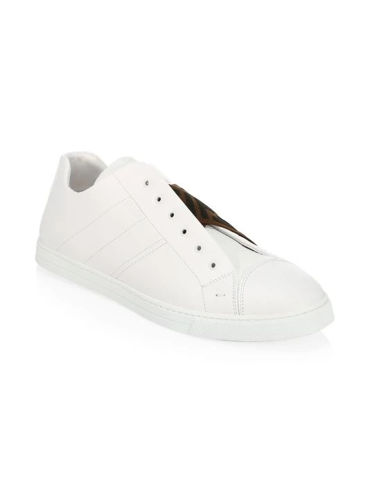 Fendi FF Taping Laceless Low-Top Sneakers For Men - Image 2