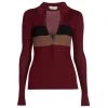 Fendi Collared Silk Knit Top