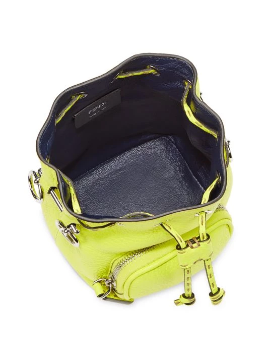 Fendi Mini Mon Tresor Leather Bucket Bag Pink - Image 2