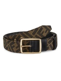Fendi Jacquard FF Logo Belt For Men