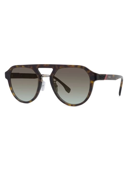 Fendi 54MM Pilot Metal Sunglasses For Men - Image 2