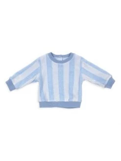 Fendi Baby Boy's Striped Logo Sweatshirt For Kids