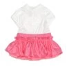 Fendi Baby Girl's Logo Ruffled Dropwaist Dress For Kids