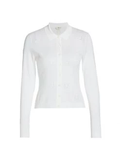 Fendi Logo Cotton Cardigan