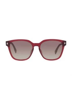 Fendi 55MM Square Sunglasses For Men