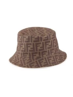 Fendi Denim Logo Bucket Hat