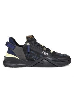 Fendi Flow Pieced Logo Sneakers For Men