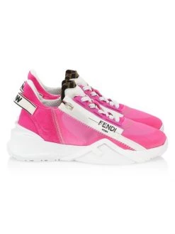 Fendi Flow Mid-Top Sneakers