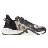 Fendi Flow Pitone Embossed Snake Sneakers For Men