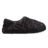 Fendi FF Montone Shearling Slippers For Men
