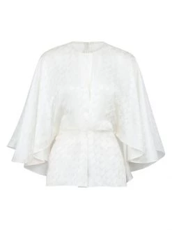 Jacquard Fendi Brush Logo Top