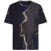 Fendi Logo Print Moonlight T-Shirt For Men