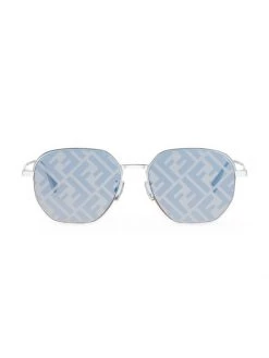 Fendi Travel 55MM Geometric Sunglasses