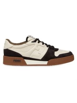 Fendi Match Leather Sneakers For Men