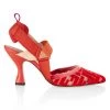 Fendi Colibri Mesh Slingback Pumps