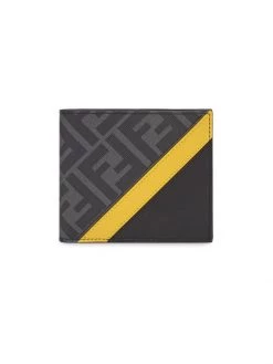 Fendi Grace Leather Logo Wallet For Men