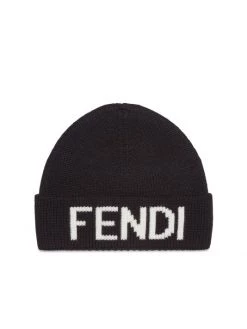 FENDI Logo Beanie For Men