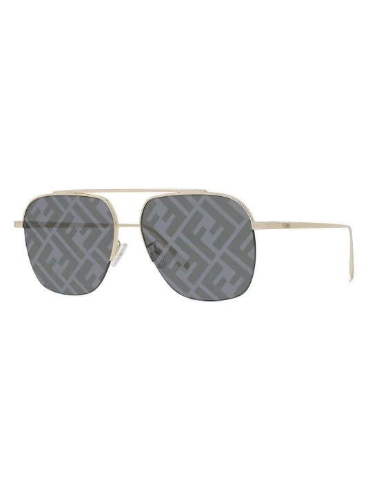 Fendi 57MM Logo Pilot Sunglasses - Image 2
