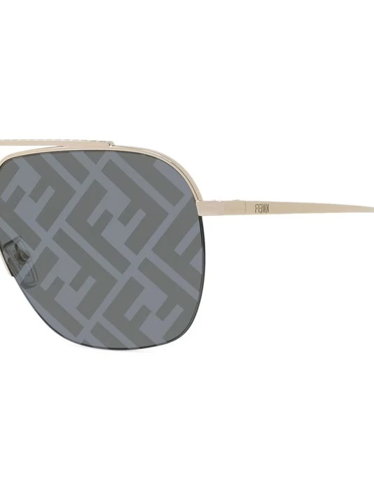 Fendi 57MM Logo Pilot Sunglasses - Image 3