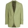 Fendi Giacca Two-Button Linen Blazer For Men
