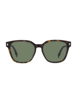 Fendi 55MM FF Square Sunglasses For Men